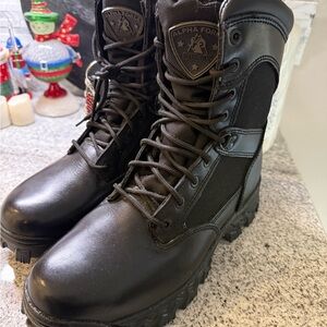 Rocky Alpha Force Men’s 8” Tactical Boots Black Waterproof Size 8 EW
